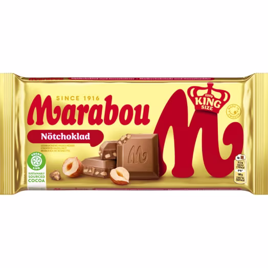[Allegro] Marabou Notchoklad King Size Czekolada z orzechami 220g data ważności 20/04/2026