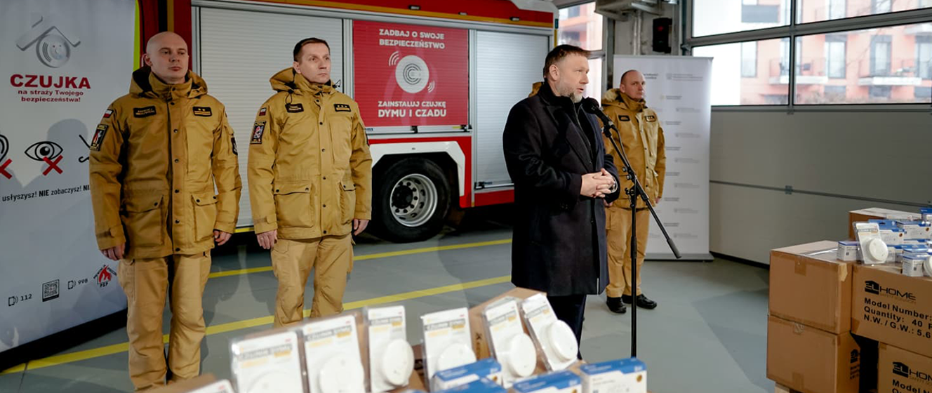 Darmowe czujki dymu i czadu - pula 140 tysięcy urządzeń