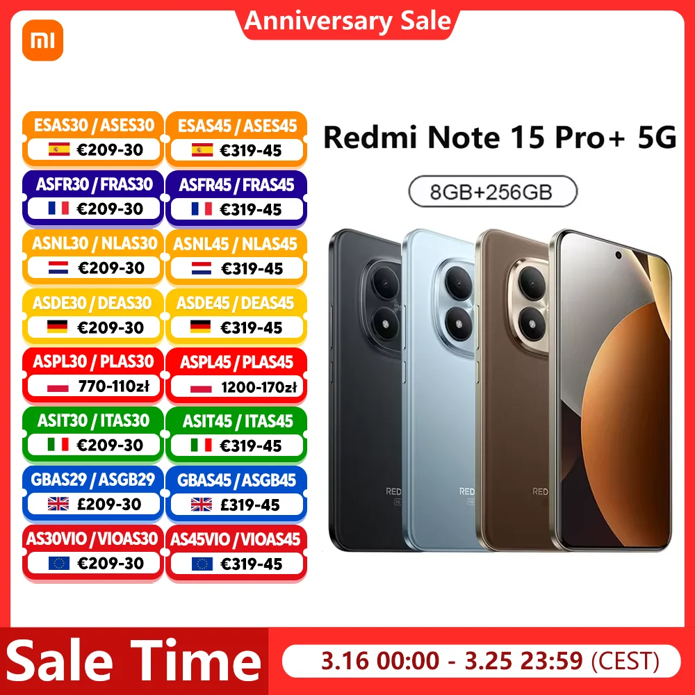Smartfon Xiaomi Redmi Note 15 Pro+ 5G NFC