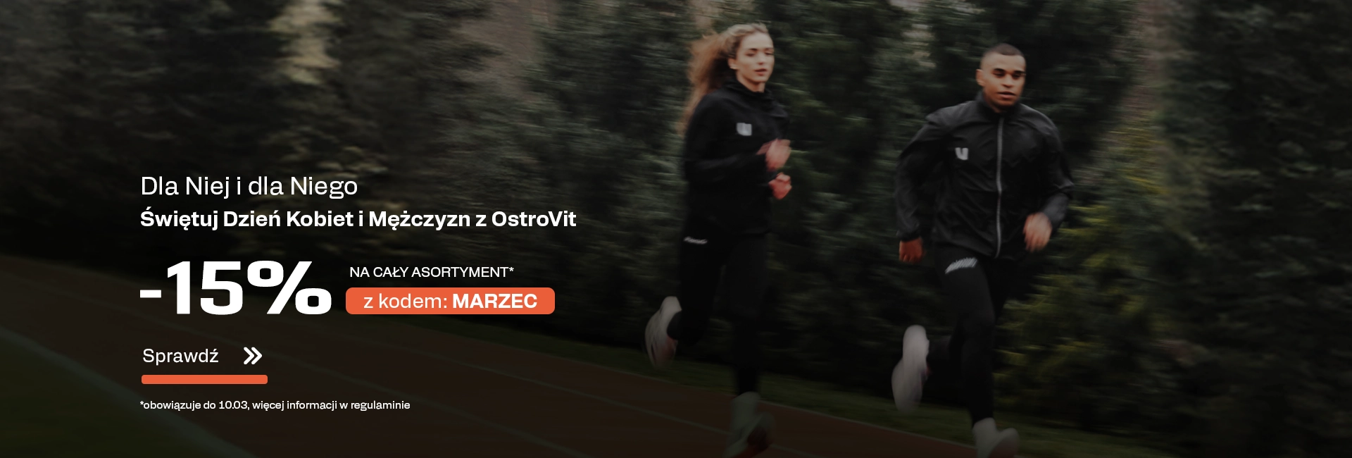 Kod rabatowy 15% na cały asortyment na stronie ostrovit.pl