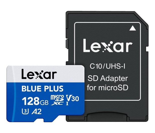 Karta pamięci Lexar 128GB microSDXC Blue Plus UHS-I A2 V30