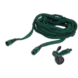 Elastyczny wąż ogrodowy,  7,5 - 22,5 m + końcówka do podlewania