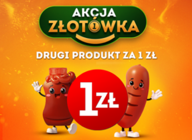 [Żabka] Akcja Złotówka - drugi tańszy produkt za 1 zł
