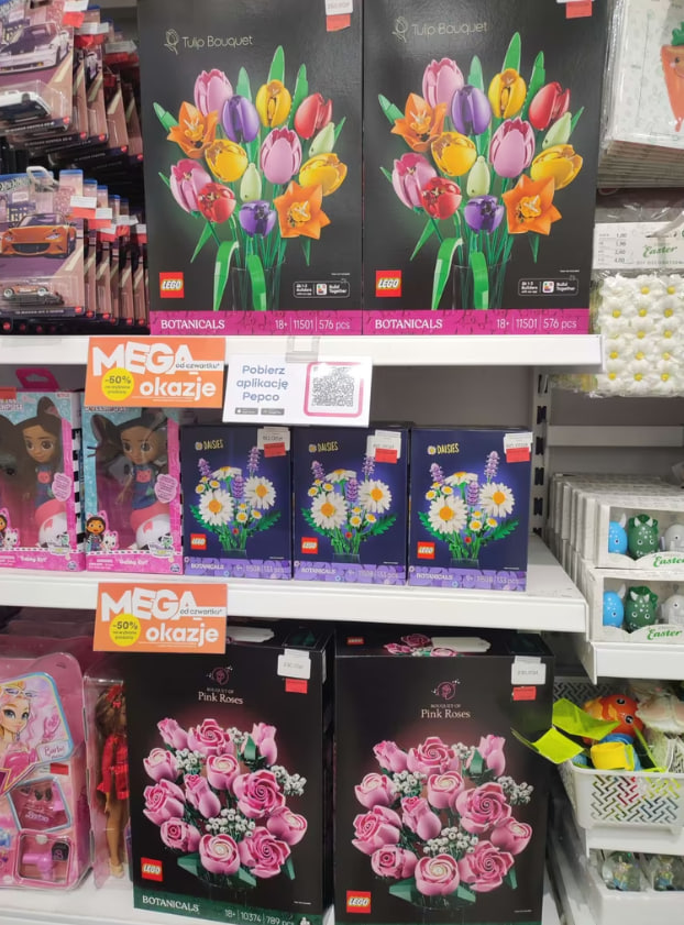 LEGO Botanicals -50% w Pepco + dodatkowe -10% z aplikacją!