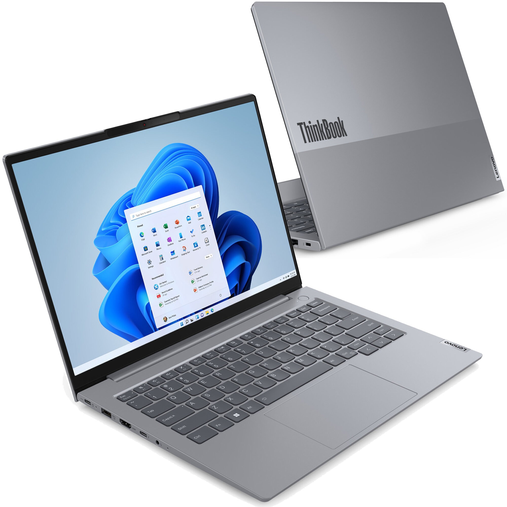 Laptop LENOVO ThinkBook 14 G8 IRL 14" IPS/i5-13420H/16GB/512GB Windows 11 Pro (Laptop dla nauczyciela / waga 1.36kg / Certyfikat TÜV Rheinland)