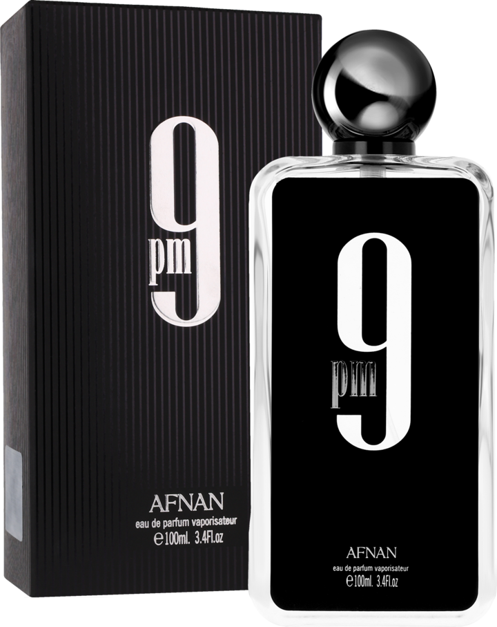 AFNAN 9 PM Black EDP, unisex, 100 ML