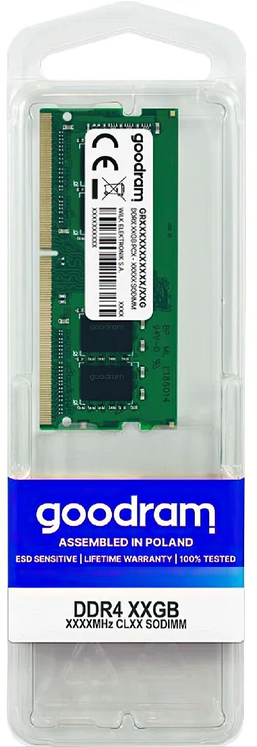 Pamięć RAM GOODRAM 8GB (1x8GB) DDR4 3200MT/s CL22
