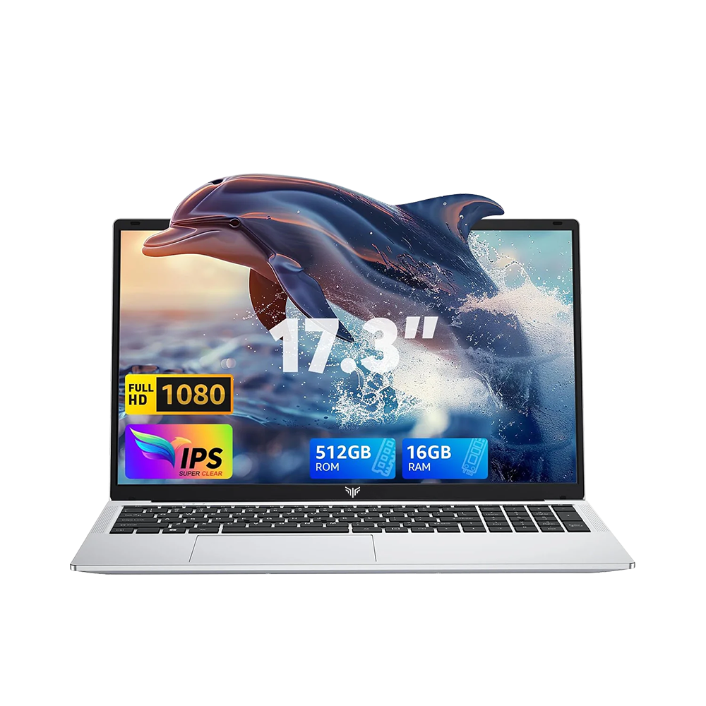 Laptop 17,3" ACEMAGIC AX17 – Alder Lake N-97, 16 GB RAM, 512 GB SSD, Dual PCIe 3.0, WiFi 5 + Bluetooth 5.2, Windows 11 Pro