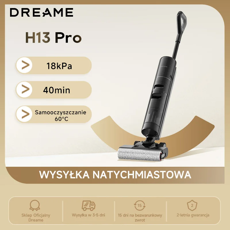 Odkurzacz mopujący DREAME Wet & Dry H13 Pro