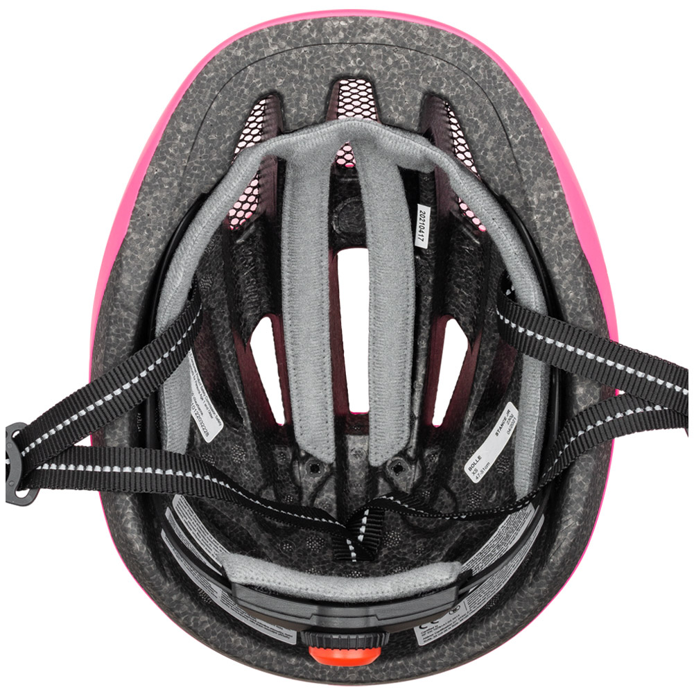 Różowy kask rowerowy Bollé STANCE z lampą LED rozmiar XS 47-51 cm DARMOWA SMART