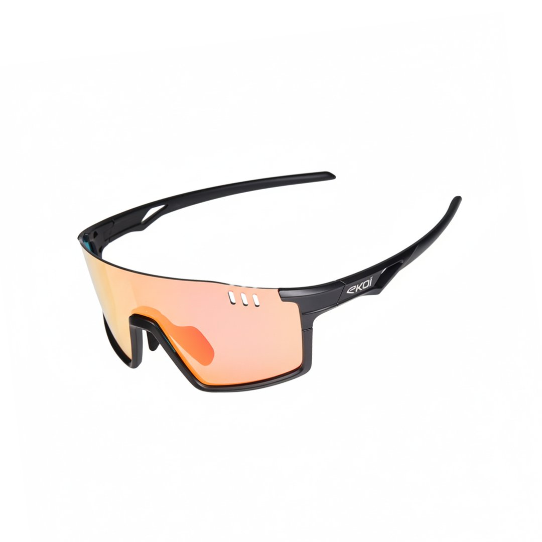 Okulary EKOI VISION CzarnE PH CzerwonE Kat1-3
