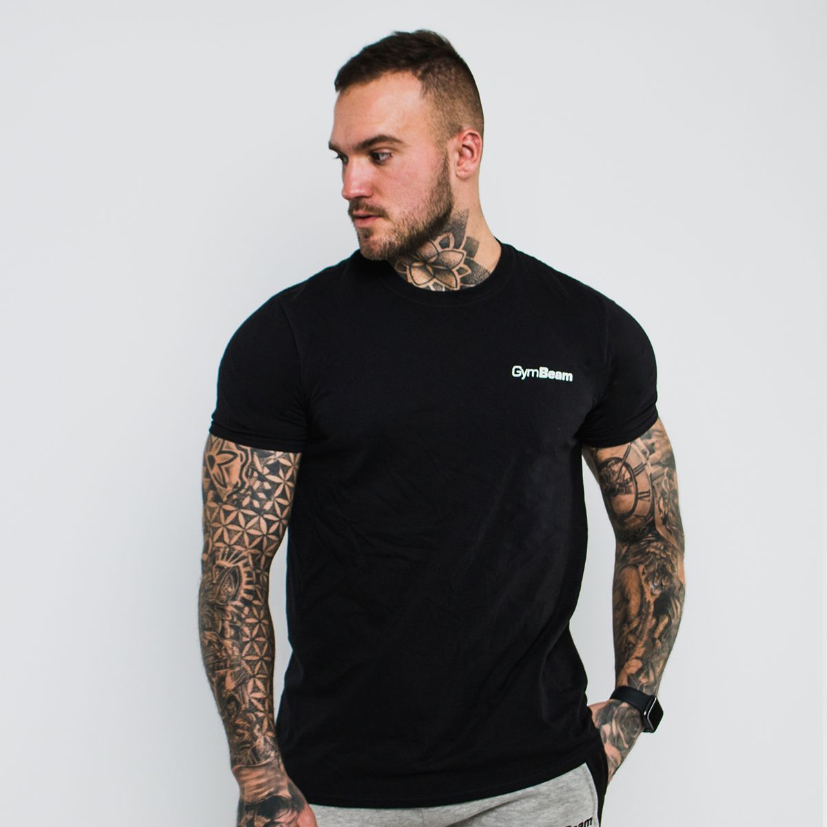 [GymBeam] Koszulka Basic Black