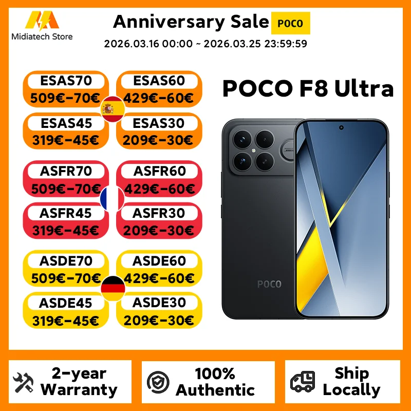 Smartfon POCO F8 Ultra wer.globalna