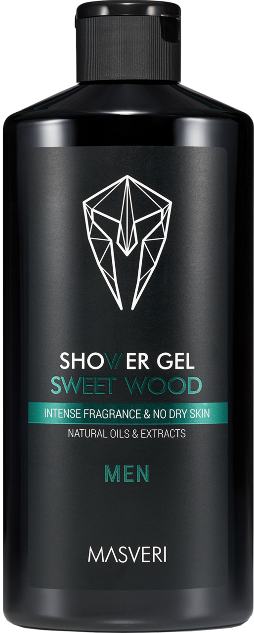 MASVERI Men Sweet Wood Żel pod prysznic dla mężczyzn, 300 ML