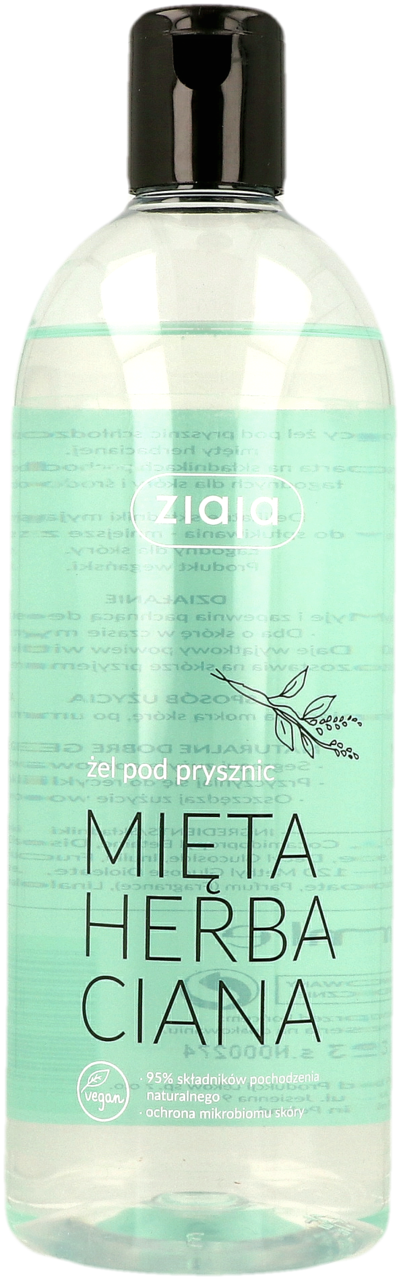 Żel pod prysznic ZIAJA, Mięta Herbaciana, 500 ml (przy zakupie 2 szt.)
