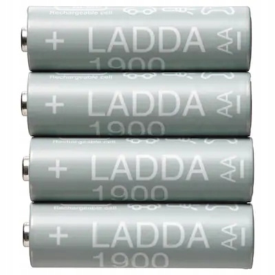 4 szt. Akumulatorki IKEA LADDA R6 AA 1900mAh 1.2V
