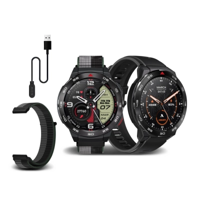Smartwatch Mibro GS Pro AMOLED 1,43" GPS Bluetooth do 30 dni pracy Czarny