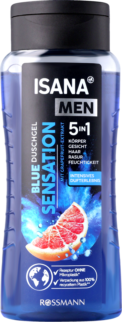 ISANA MEN Żel pod prysznic, zapach sezonowy 300 ml ( ZBIORCZA )