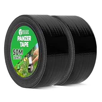 V1 TRADE Taśma Pancerna Czarna 48mm x 50m - 2x szt