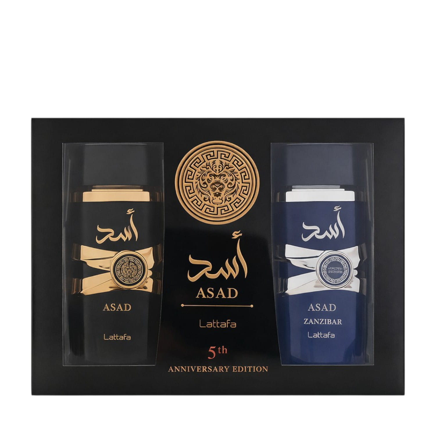 Zestaw Lattafa Asad EDP 100ml + Asad Zanzibar EDP 10Oml