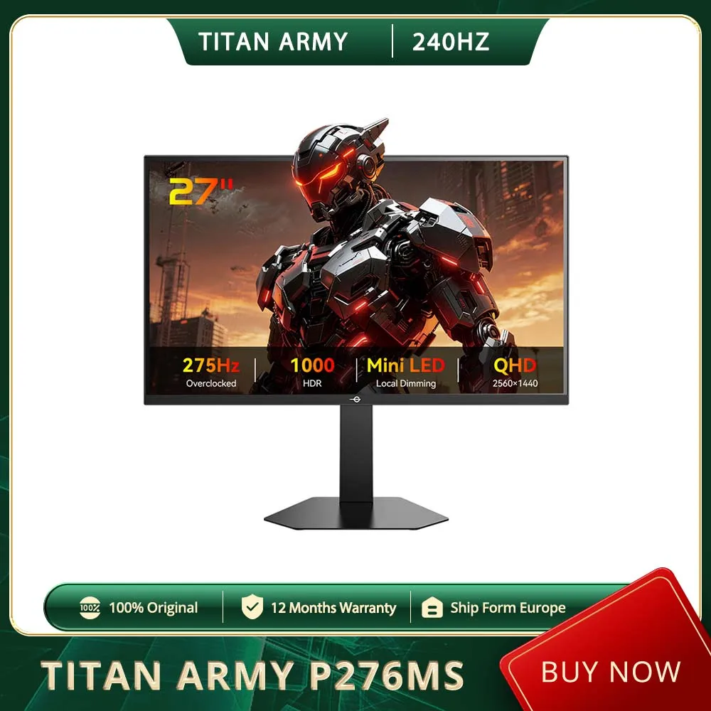 Monitor gamingowy TITAN ARMY P276MS 240Hz Aliexpress