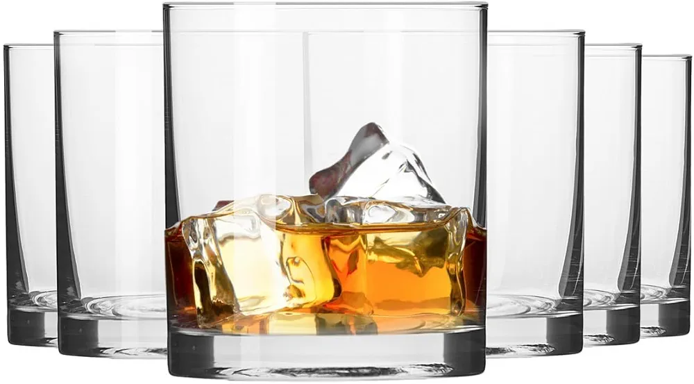KROSNO | Szklanki do whisky, drinków i wody | Zestaw 6 x 250 ml |
