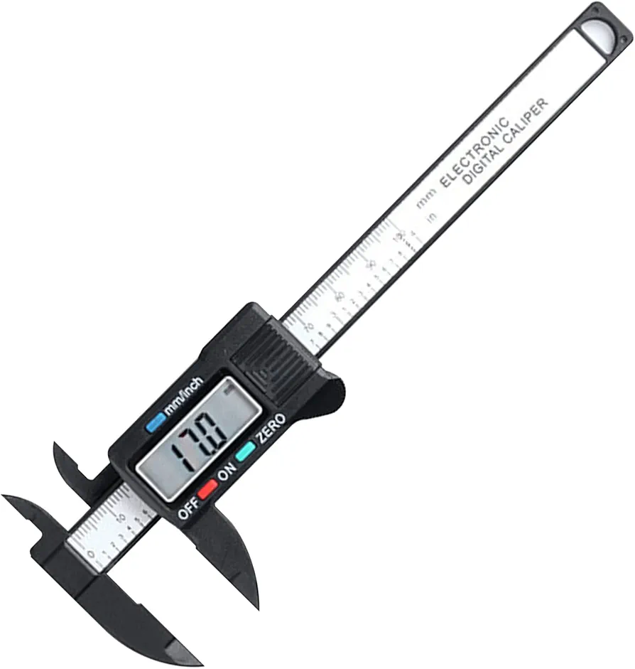 Suwmiarka cyfrowa z włókna węglowego z wyraźnym wyświetlaczem LCD