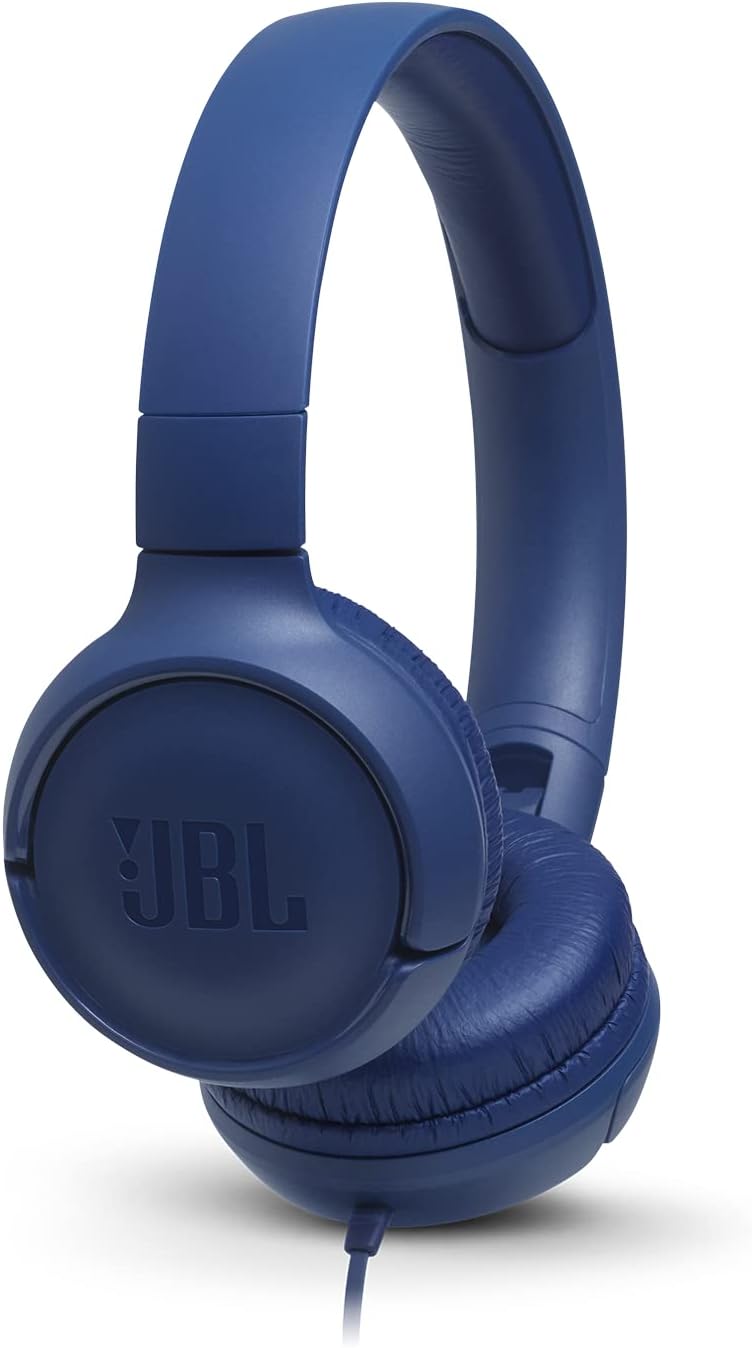 JBL - JBLT500BLU Słuchawki Nauszne przewodowe