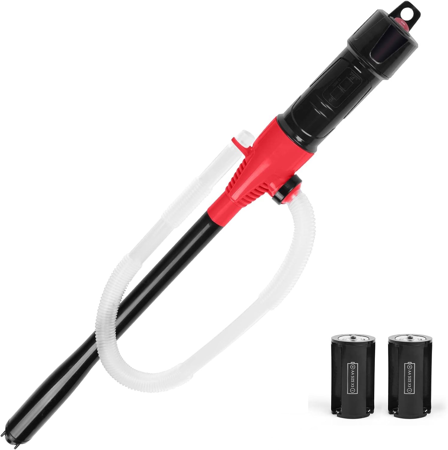 Flintronic Przenośna Pompa Transferowa Na Baterie - Do Paliwa, Gazu, Wody, Oleju i Innych Cieczy - Elektryczna Pompa Syfonowa