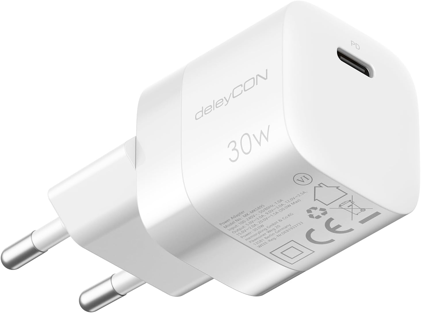 deleyCON Ładowarka USB-C, 30 W