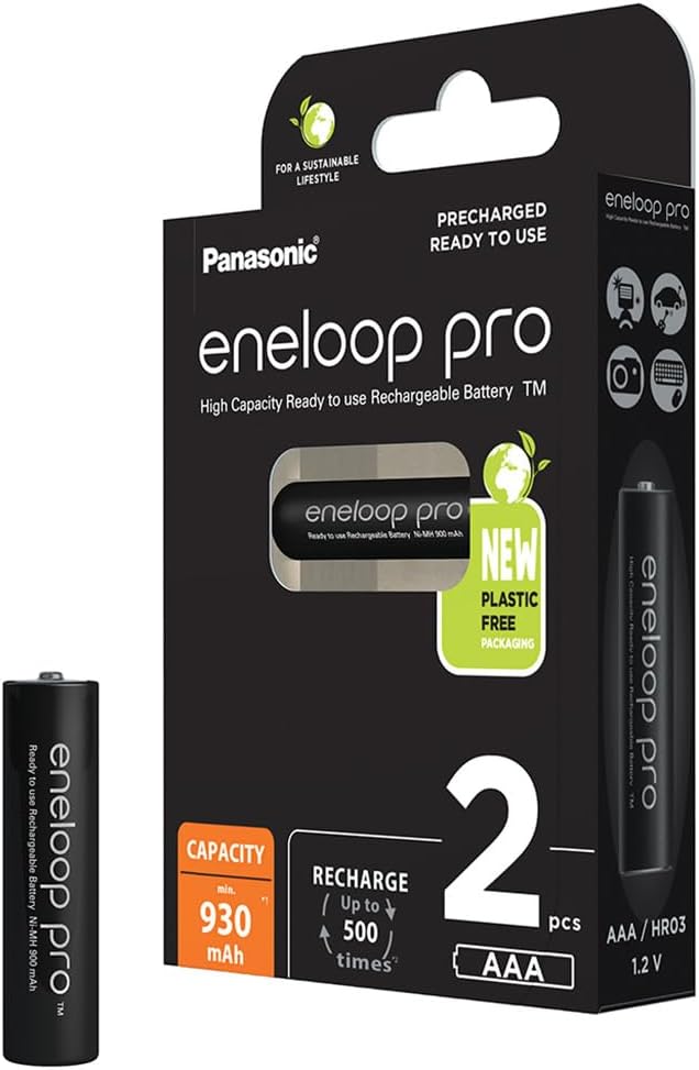 Akumulatory Enelop Pro Panasonic Ready-to-Use Ni-MH, AAA/Micro, 2 sztuki, 930 mAh