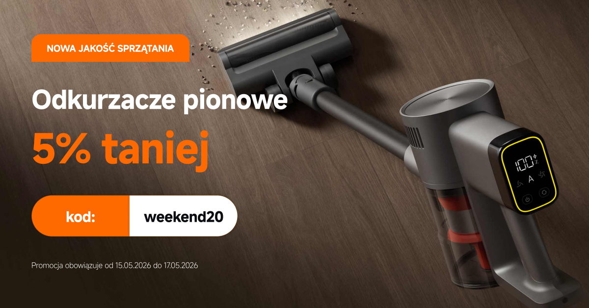 -5% RABATU na odkurzacze pionowe Xiaomi