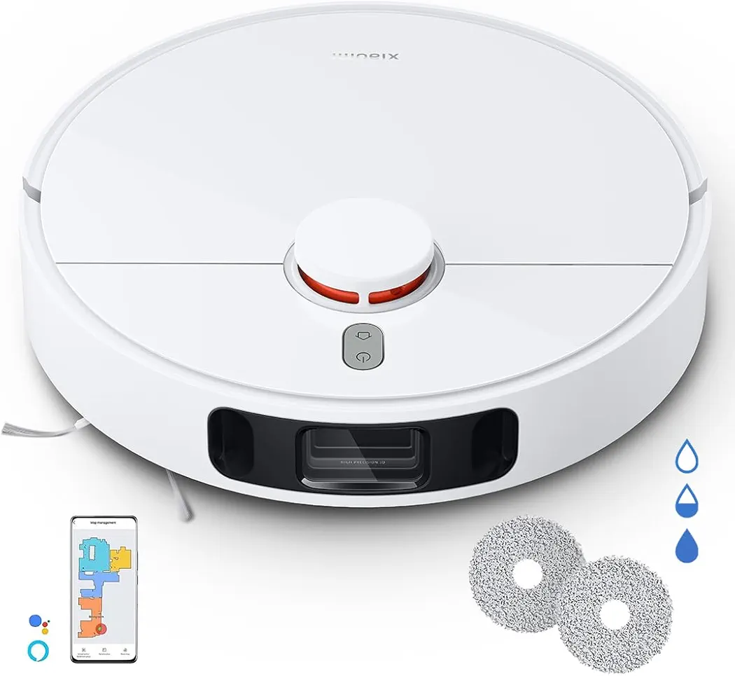 Xiaomi S10+ Robot Sprzątający, Biały, 4000 Pa