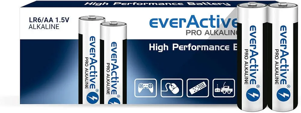 Everactive Pro AA EV6S10P Baterie Alkaiczne, 10 Sztuk
