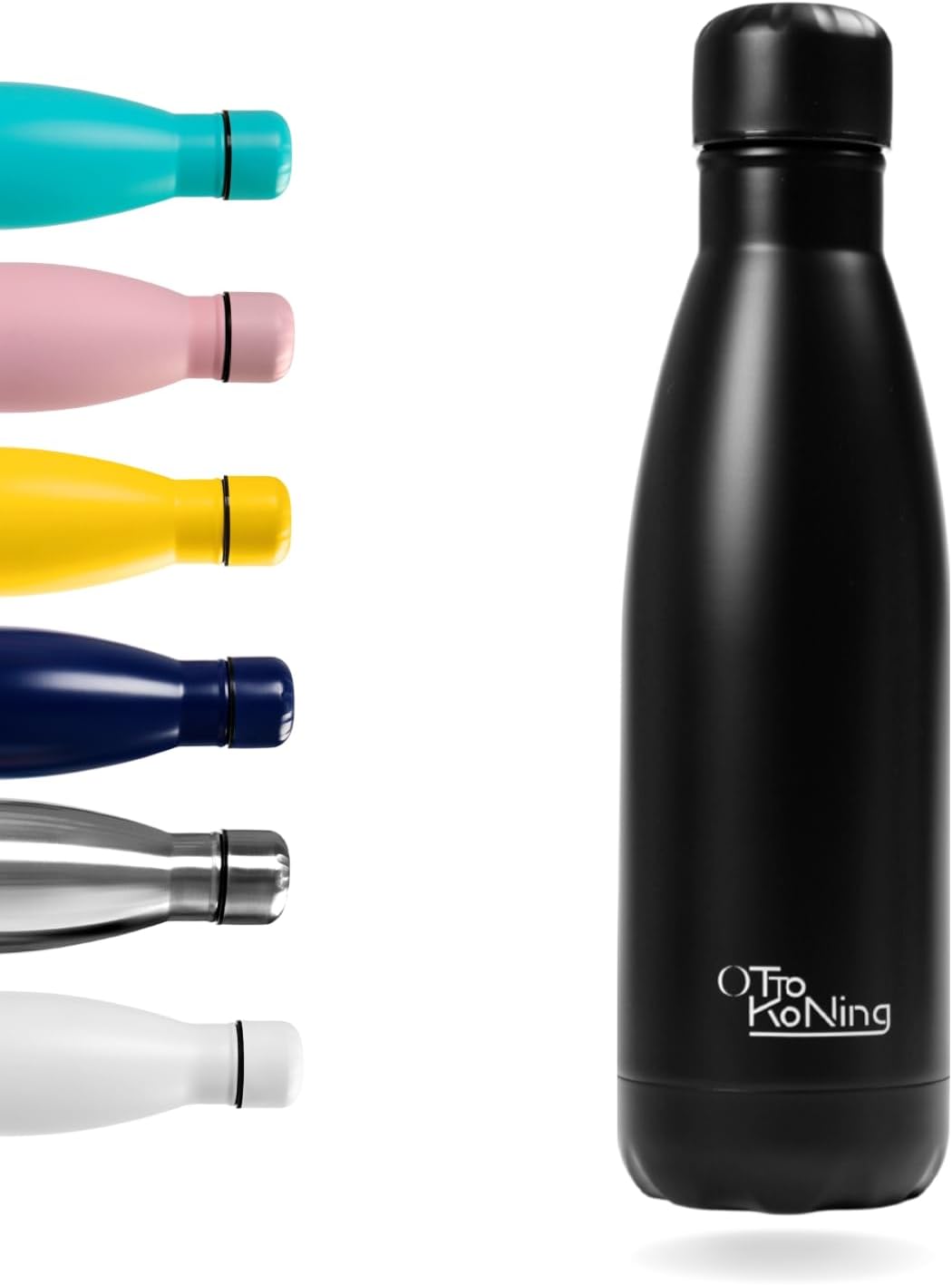 Butelka na wodę ze stali nierdzewnej Otto Koning, 500 ML (różne kolory) - 1L za 31,99