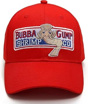 Czapka z daszkiem Bubba Gump motyw z filmu Forrest Gump