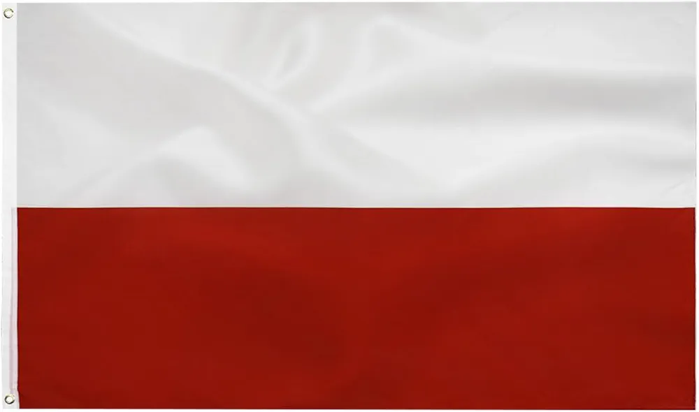 Flaga polski 90 x 150 cm
