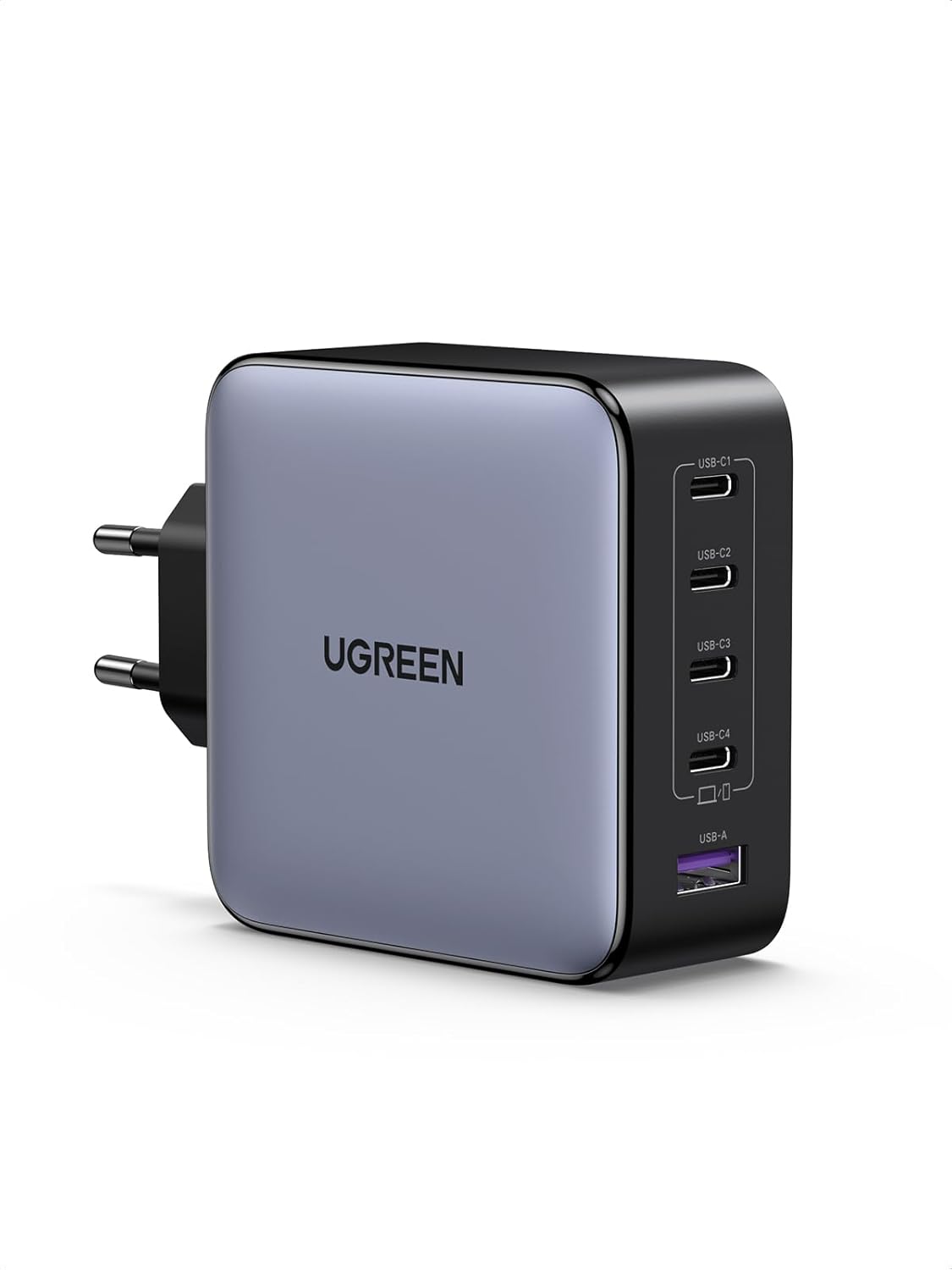 Ładowarka UGREEN Nexode USB C 100W, GaN, 5-portowa (4-portowa w opisie)