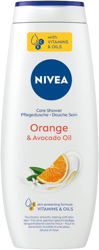 NIVEA Orange & Avocado Oil Żel pod prysznic do ciała z olejkami, 500 ml