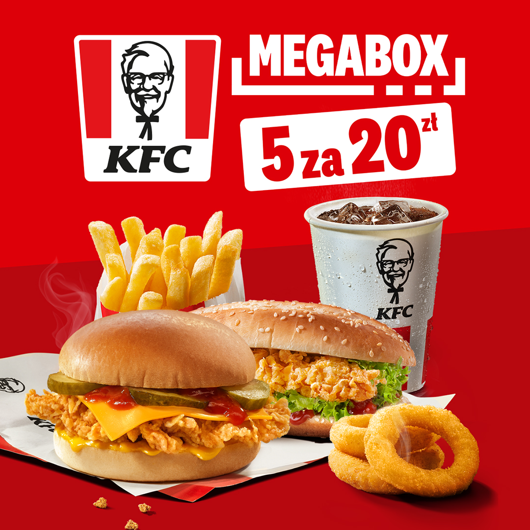 KFC 5 za 20 do poniedziałku 6.10.2025