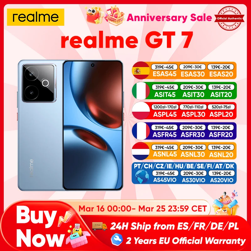 Smartfon Realme GT 5G 12/512gb Global $378.68
