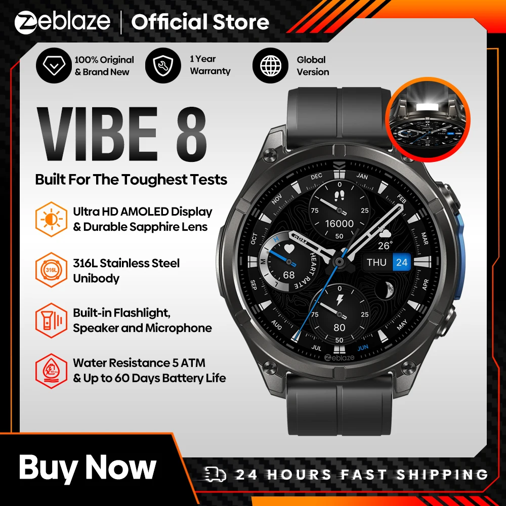 Smartwatch Zeblaze VIBE 8 (2025)