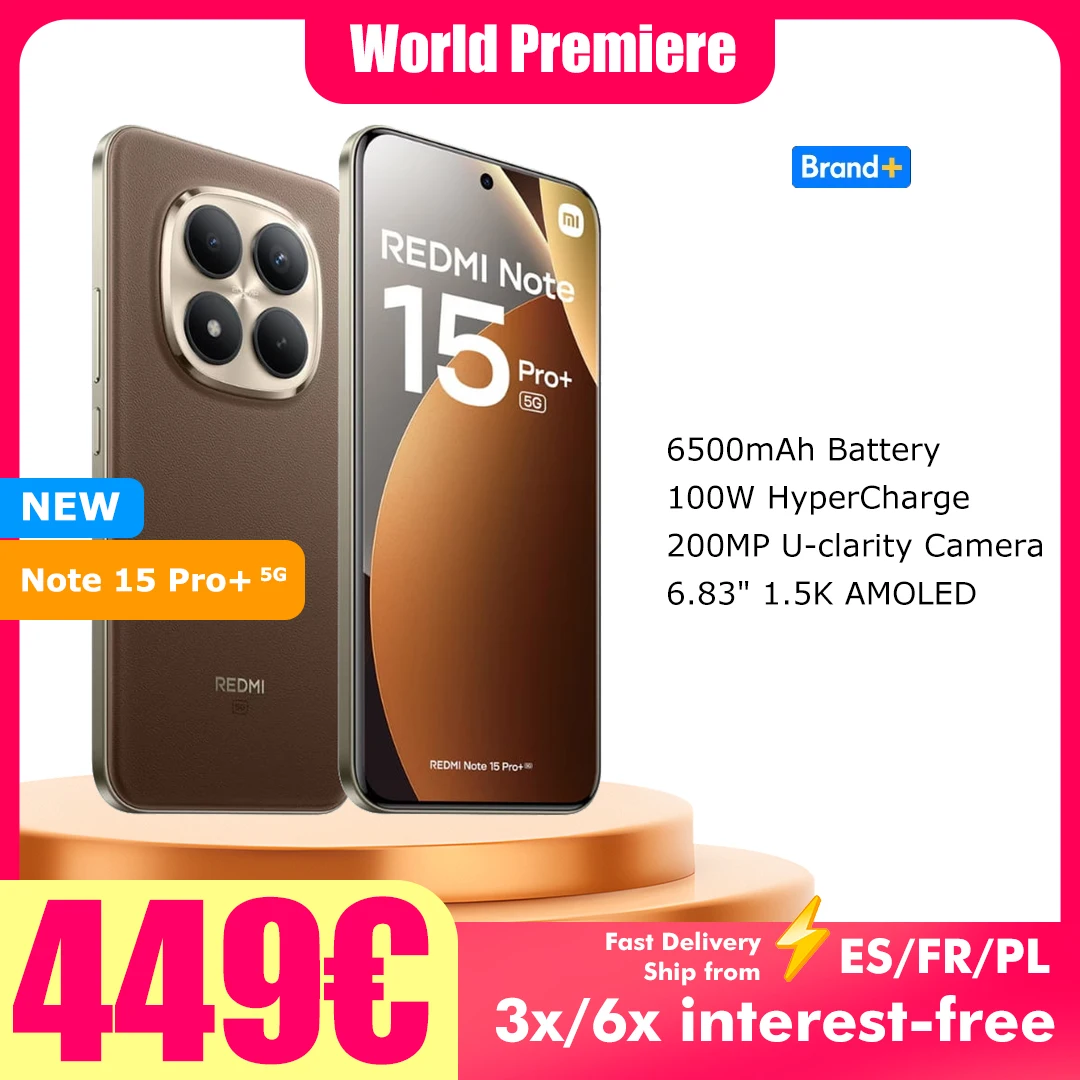 Smartfon Xiaomi Redmi Note 15 Pro Plus 5G 12GB 512GB NFC