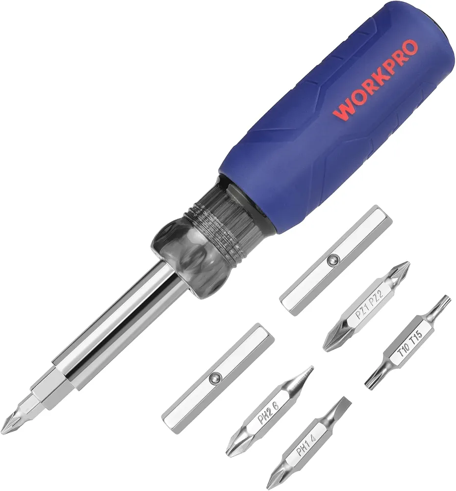 WORKPRO Wkrętaki wielopunktowe, wielofunkcyjny śrubokręt 11 w 1