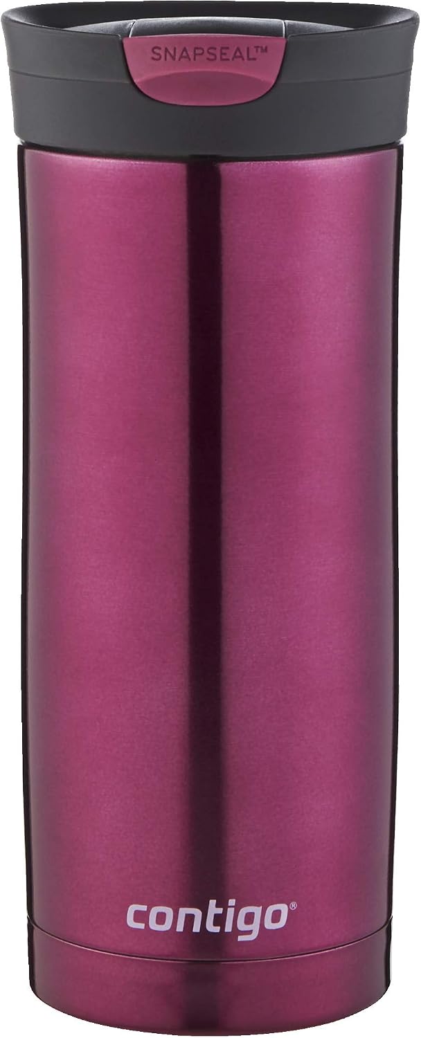 Contigo Huron Snapseal 2095638 Kubek Termiczny Różowy/Czarny 470 ml