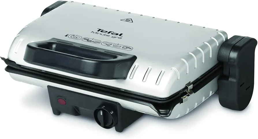 TEFAL GC2050 Grill Minute ,Grill elektryczny, 2 tryby grillowania, 3 pozycje termostatu, moc 1600 W