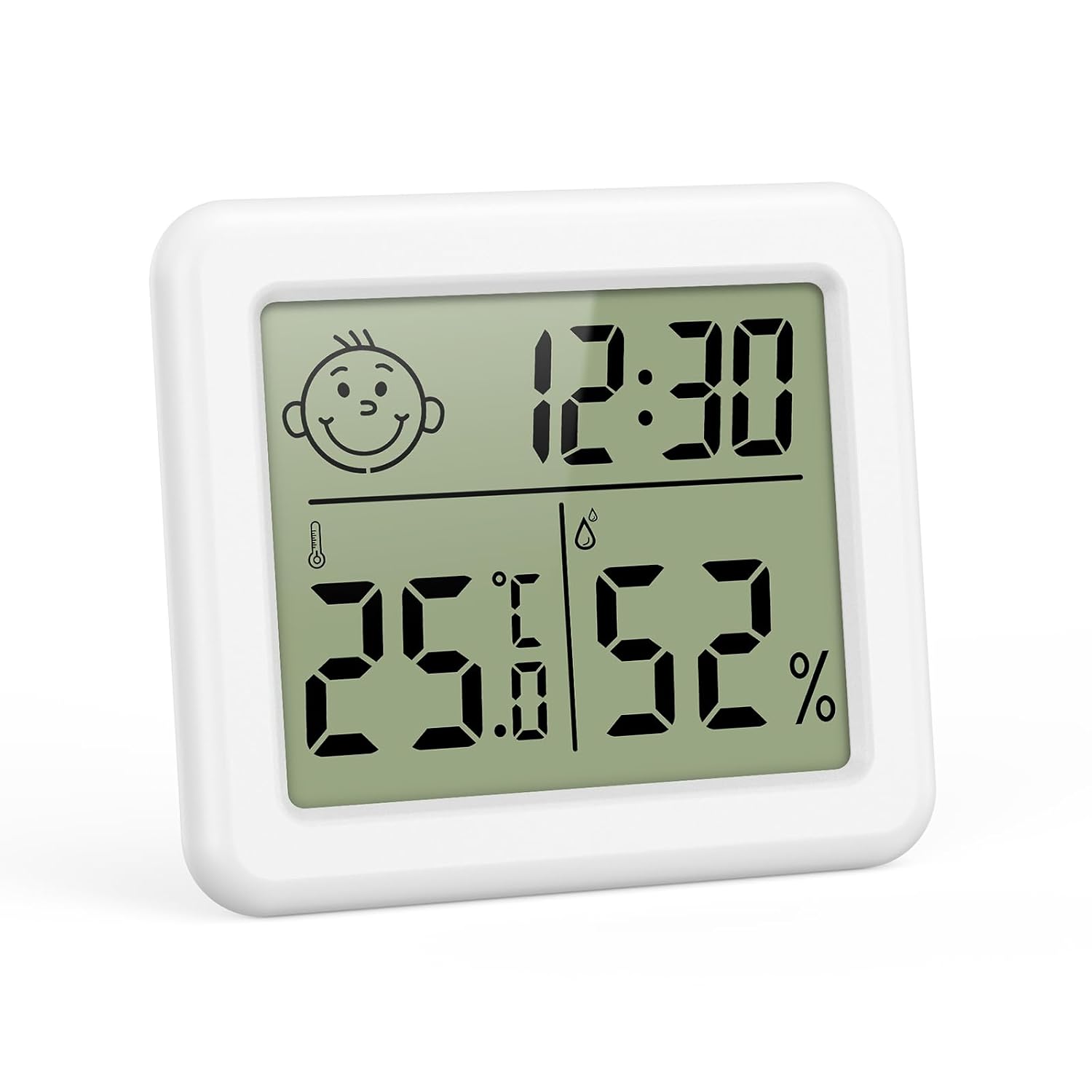 ORIA Cyfrowy termometr pokojowy higrometr °C/°F zegar