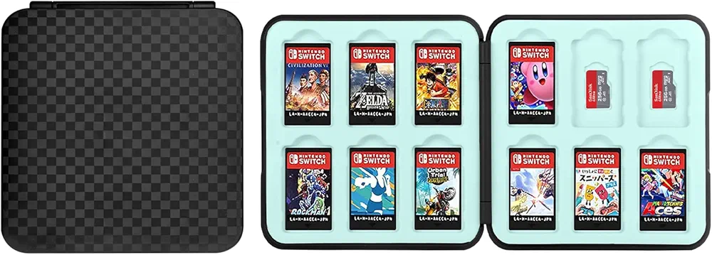 Vicloon Etui na karty do gier do Nintendo Switch, z miejscem na 12 gier