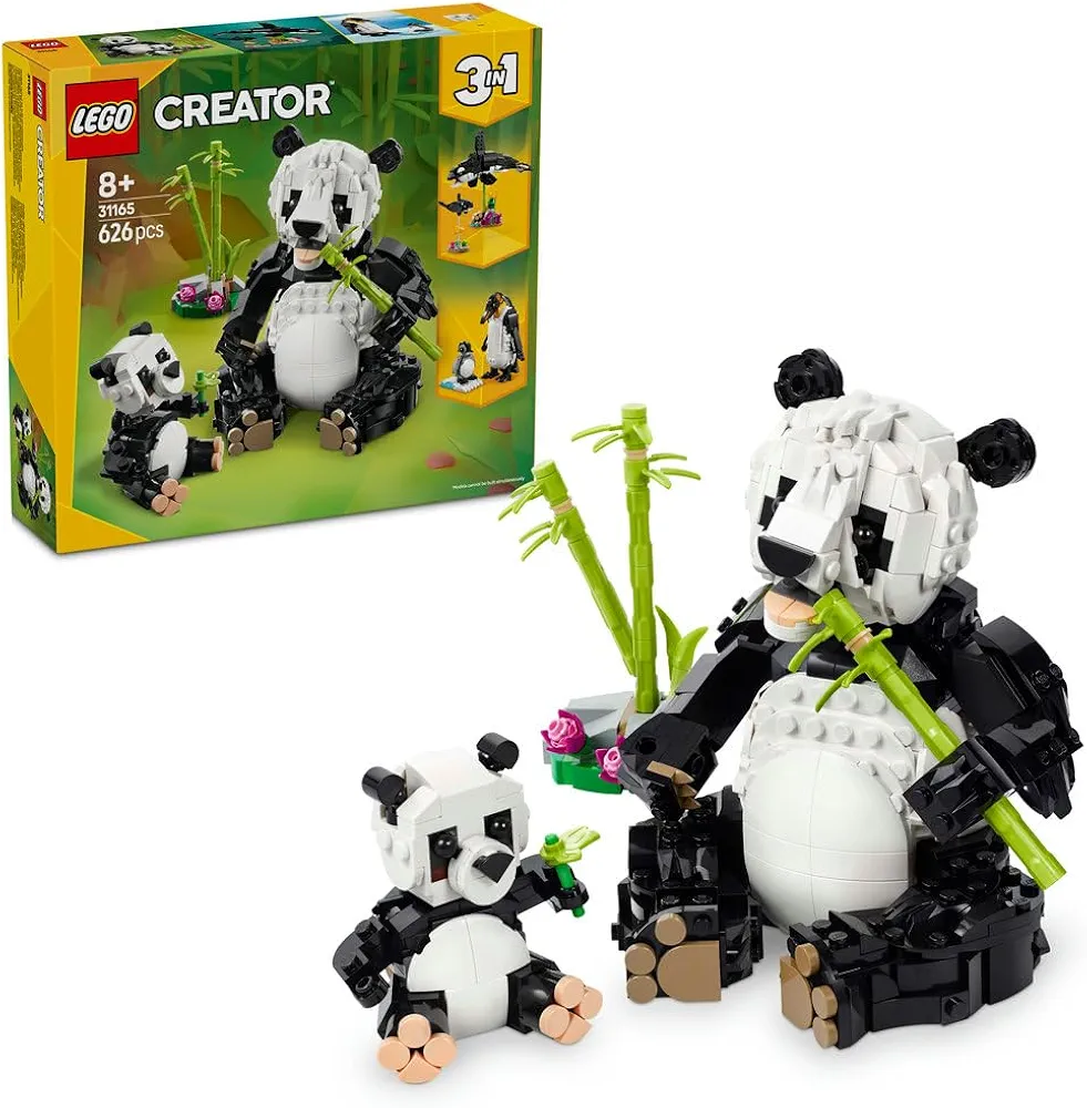 LEGO 31165 Creator 3 w 1 Dzikie zwierzęta: rodzina pand