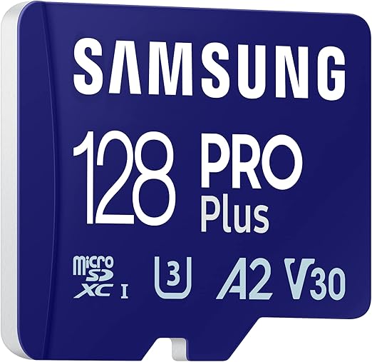 Samsung Karta Microsd Pro Plus i Adapter SD, 128 GB